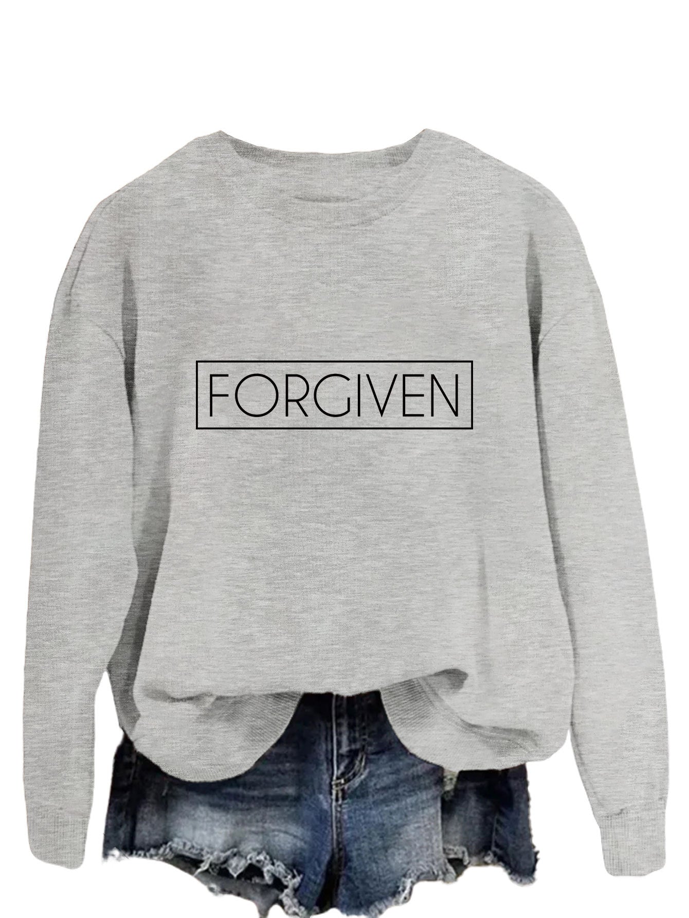 Classy Adore Oversized Forgiven Sweatshirt - Loose Fit
