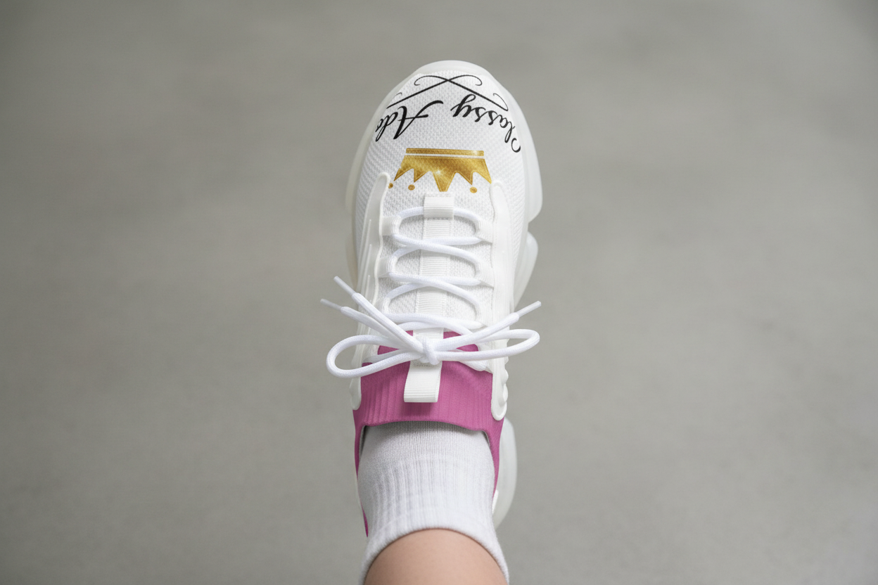 Classy Adore 1st Edition Signature I’m Different Sneakers- Her Pink
