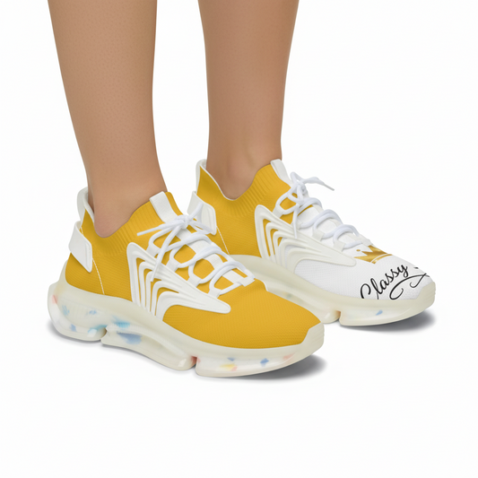 Classy Adore 1st Edition Signature I’m Different Sneakers- Vibrant Yellow