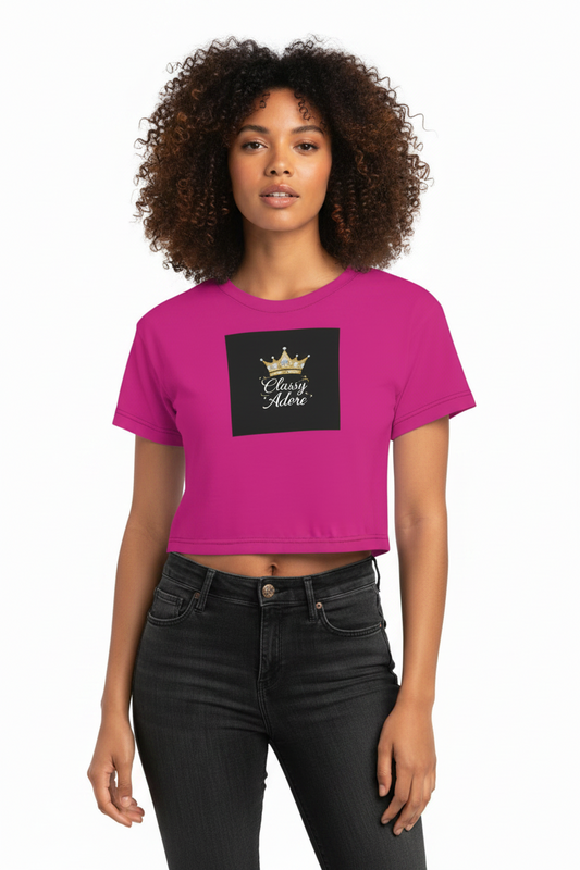 Classy Adore Heavy Weight Cham Crop Tee