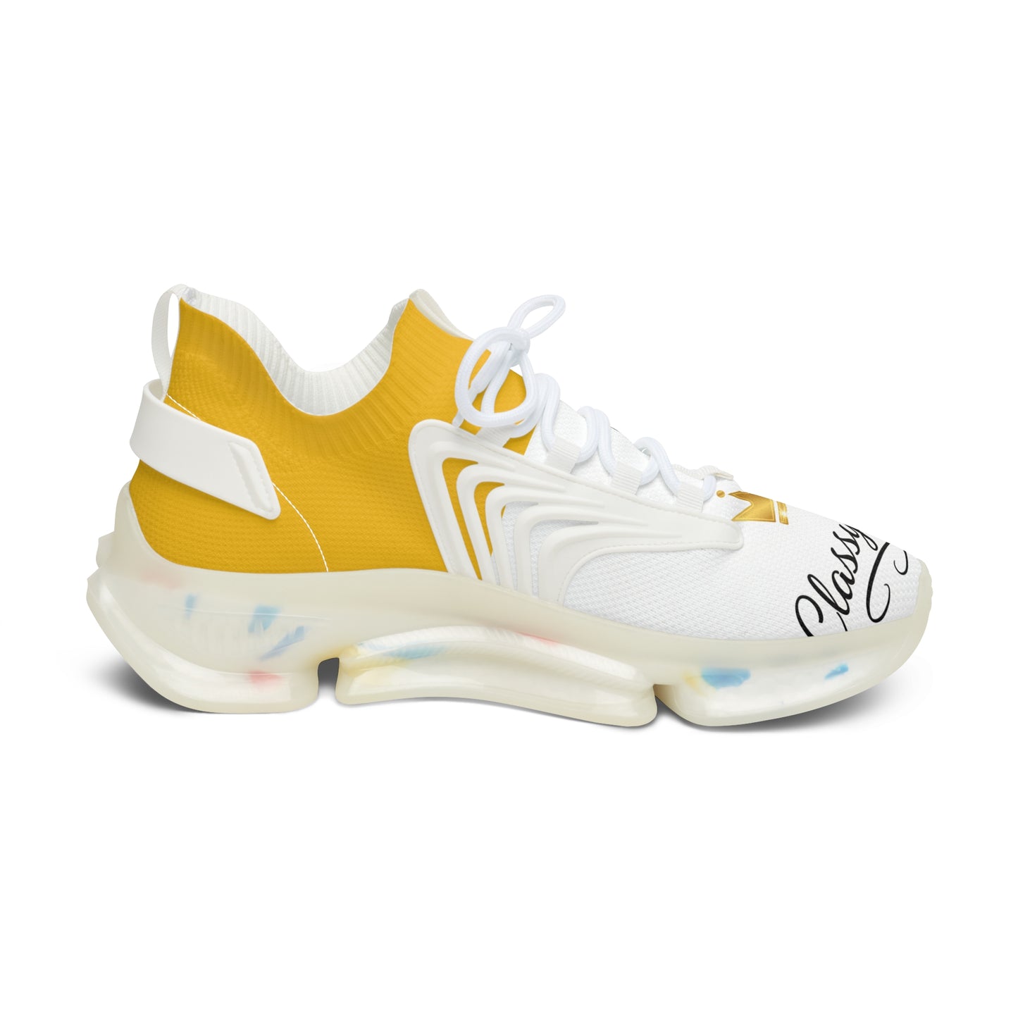 Classy Adore 1st Edition Signature I’m Different Sneakers- Vibrant Yellow