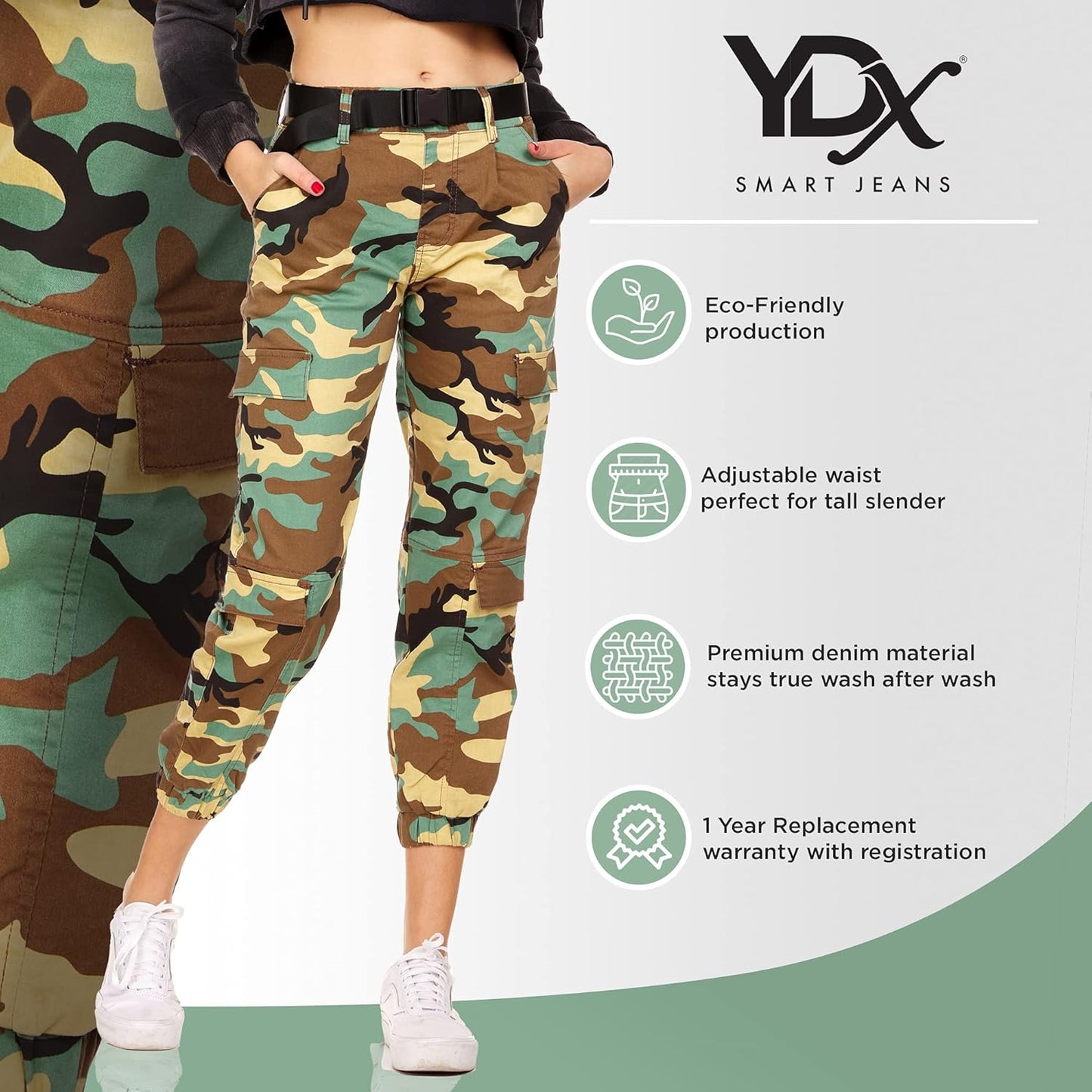 Women'S Twill Stretchy Jogger Pants