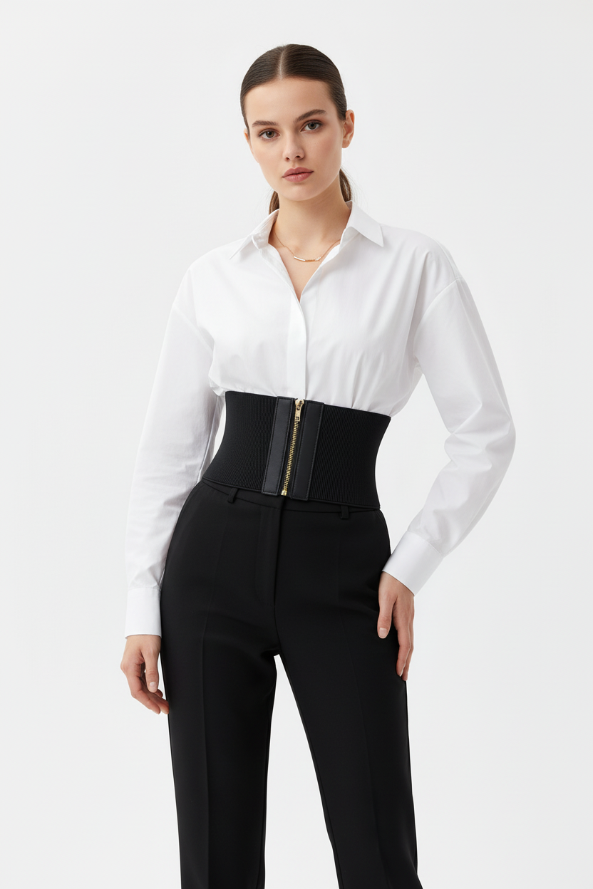 Classy Adore Wide Elastic Waist Belt