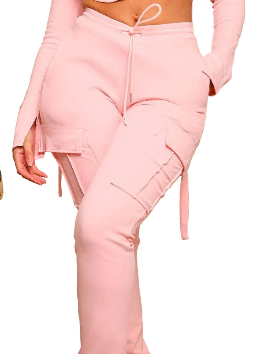 Classy Adore Street Boss Cargo Pants — High Waist Wide Leg