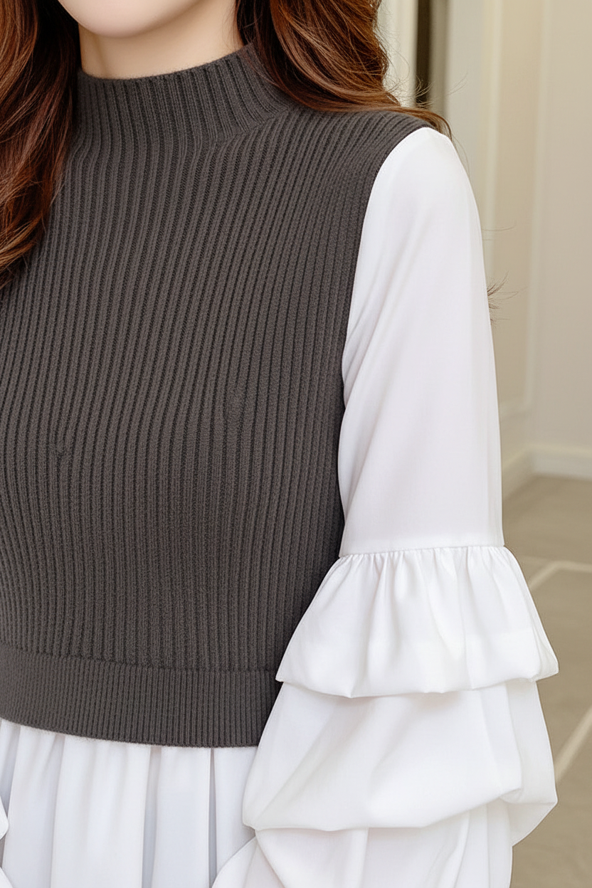 Close-up detail gray