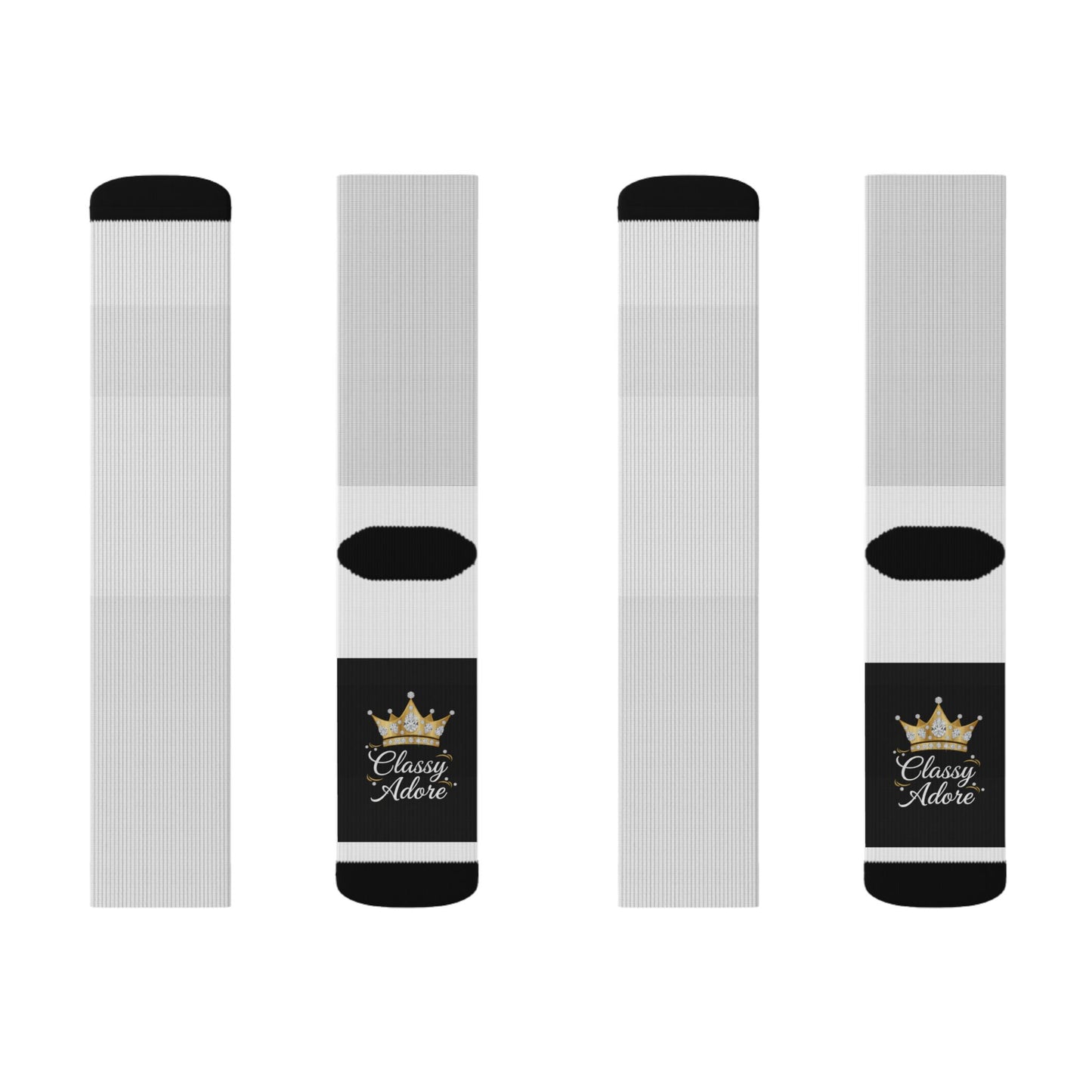 Classy Adore Walking Into Prosperity Crew Socks