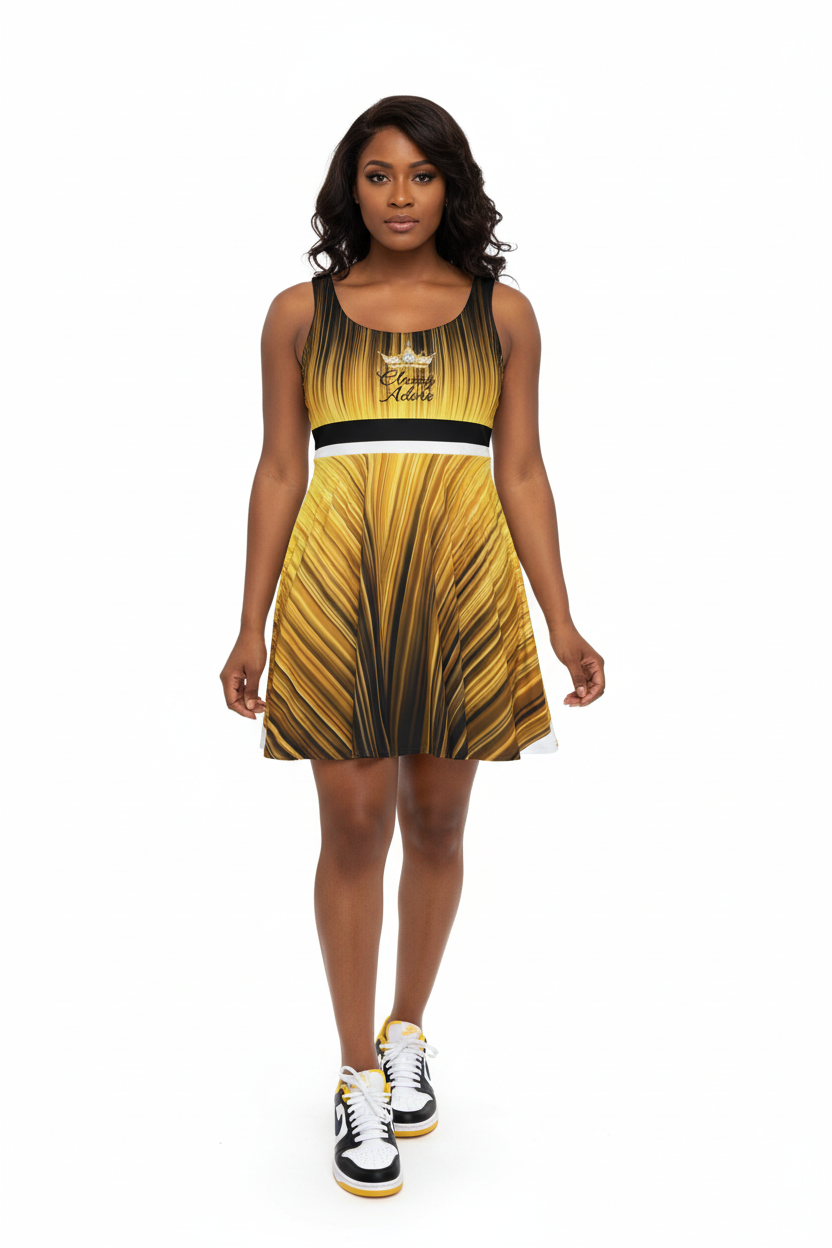Classy Adore “Sun Goddess” Skater Dress