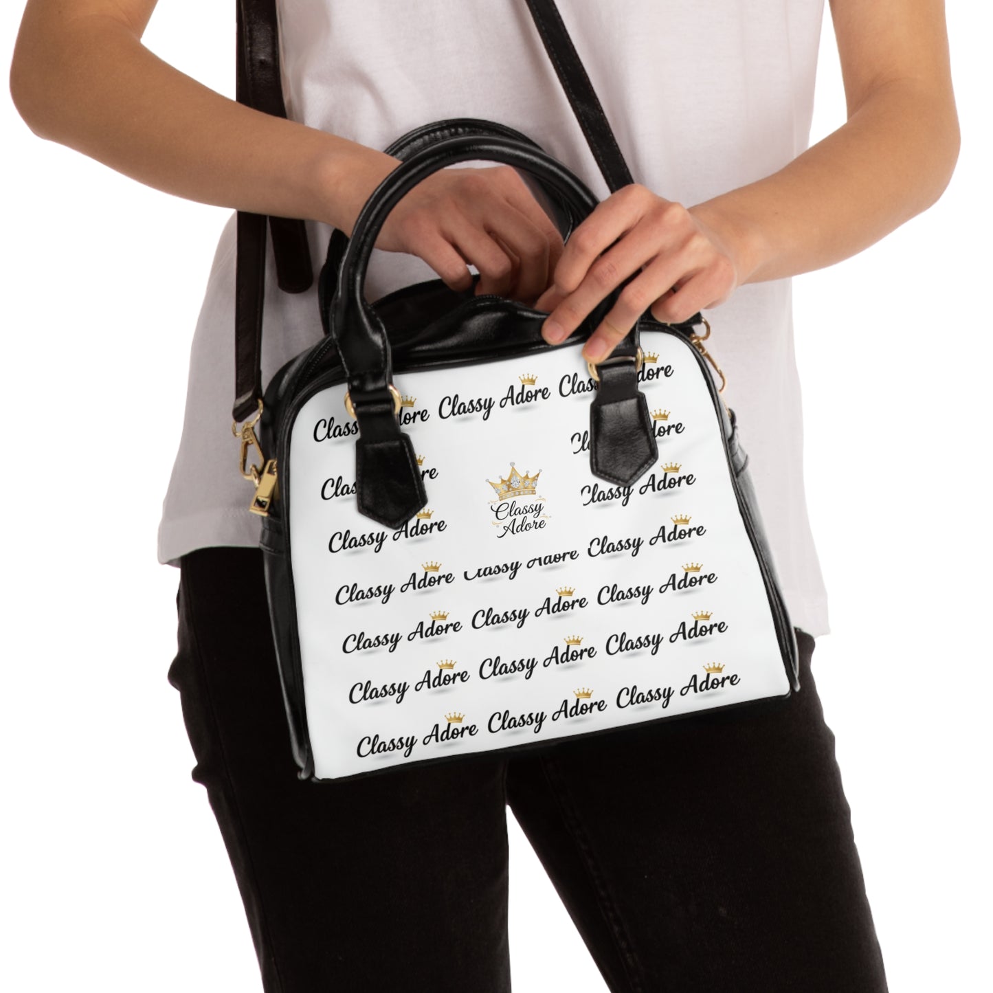 Classy Adore Signature Logo Tote Bag