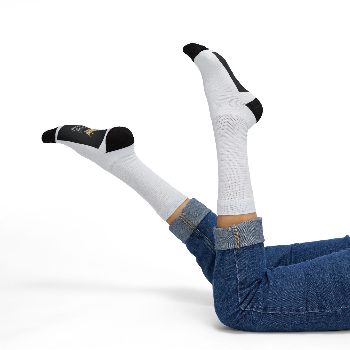 Classy Adore Walking Into Prosperity Crew Socks