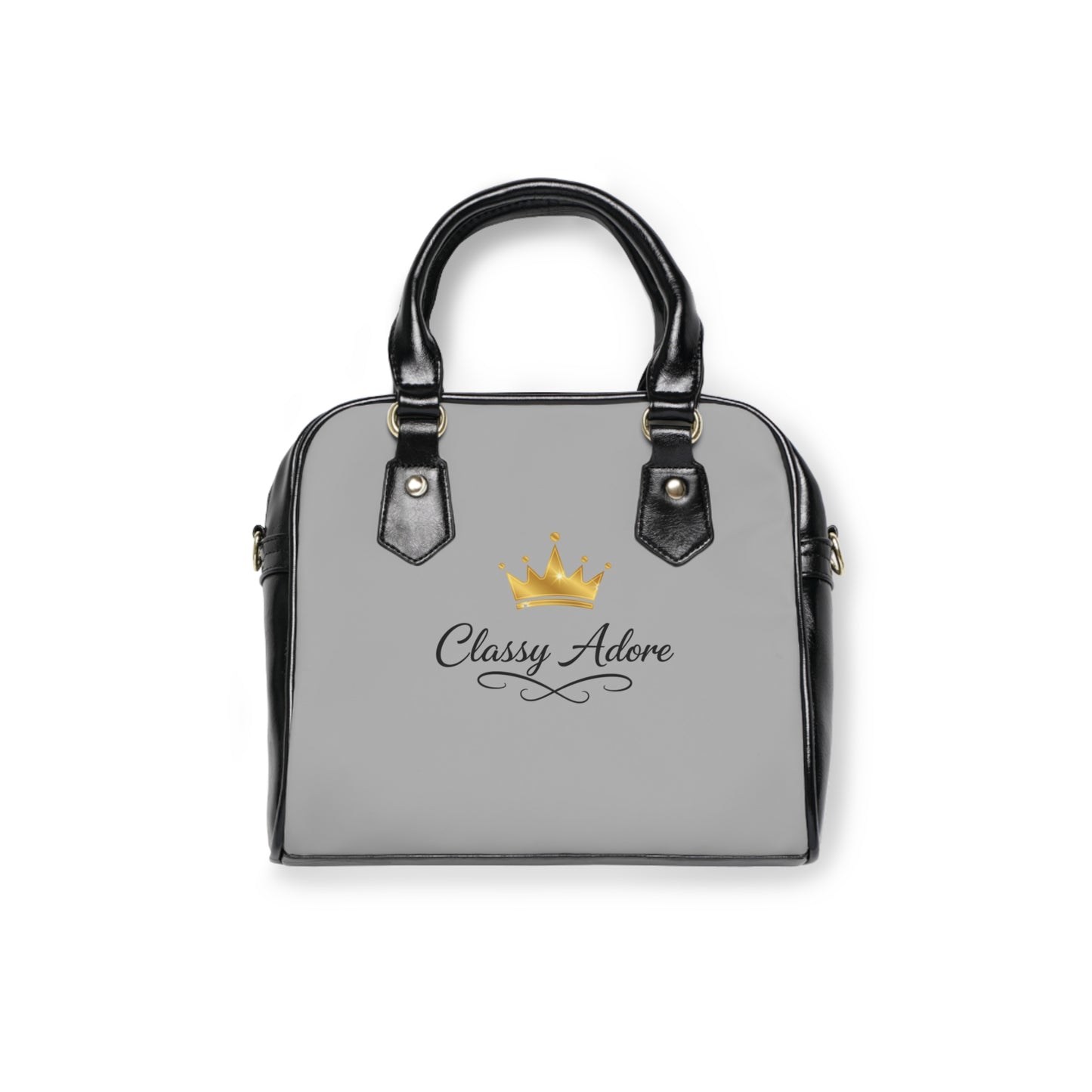 Classy Adore Crown Pattern Shoulder Bag