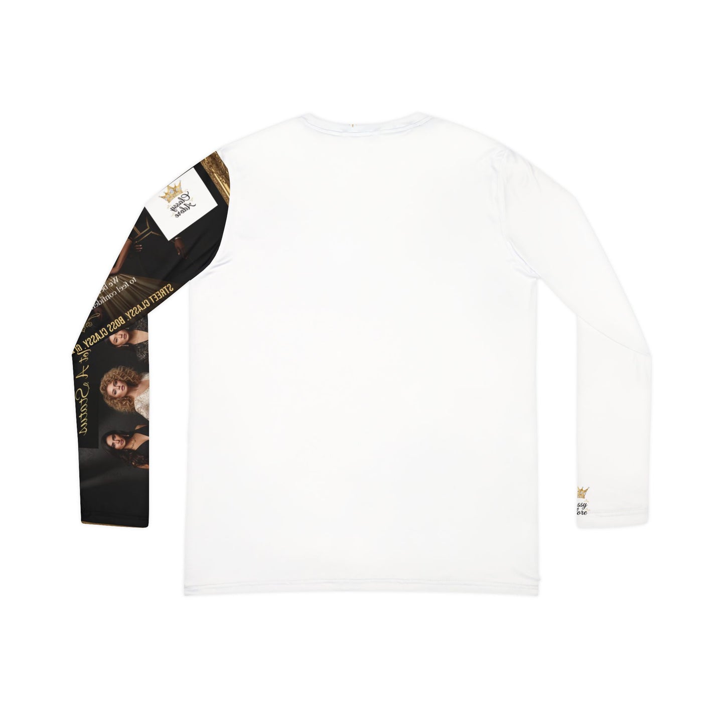 Classy Adore One Sleeve Banner Graphic Shirt