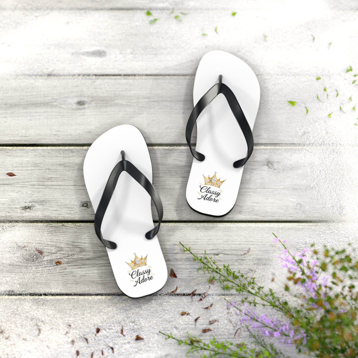 Classy Adore Crown 'Classy' Flip Flops