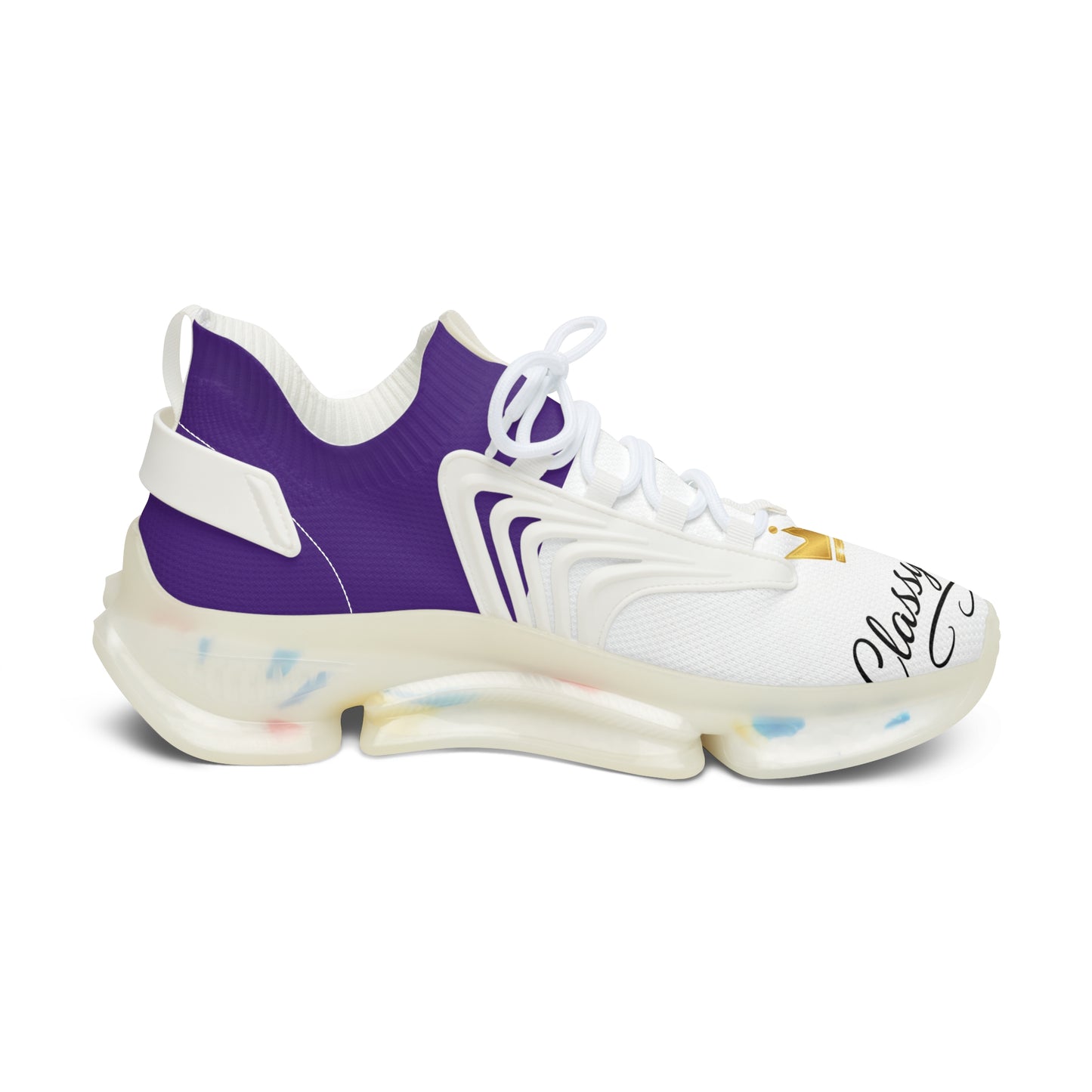 Classy Adore 1st Edition Signature I’m Different Sneakers- Royal Purple