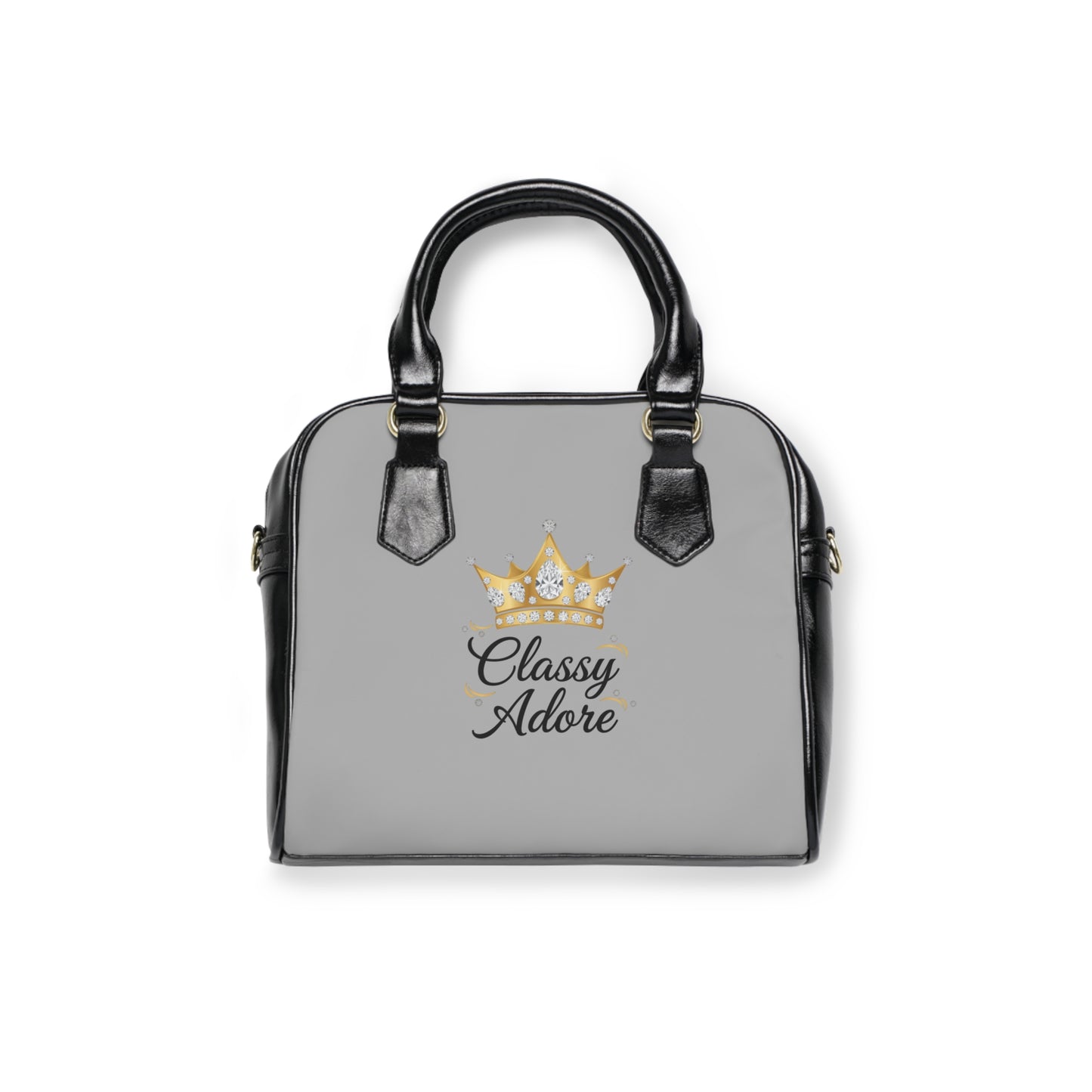 Classy Adore Crown Pattern Shoulder Bag