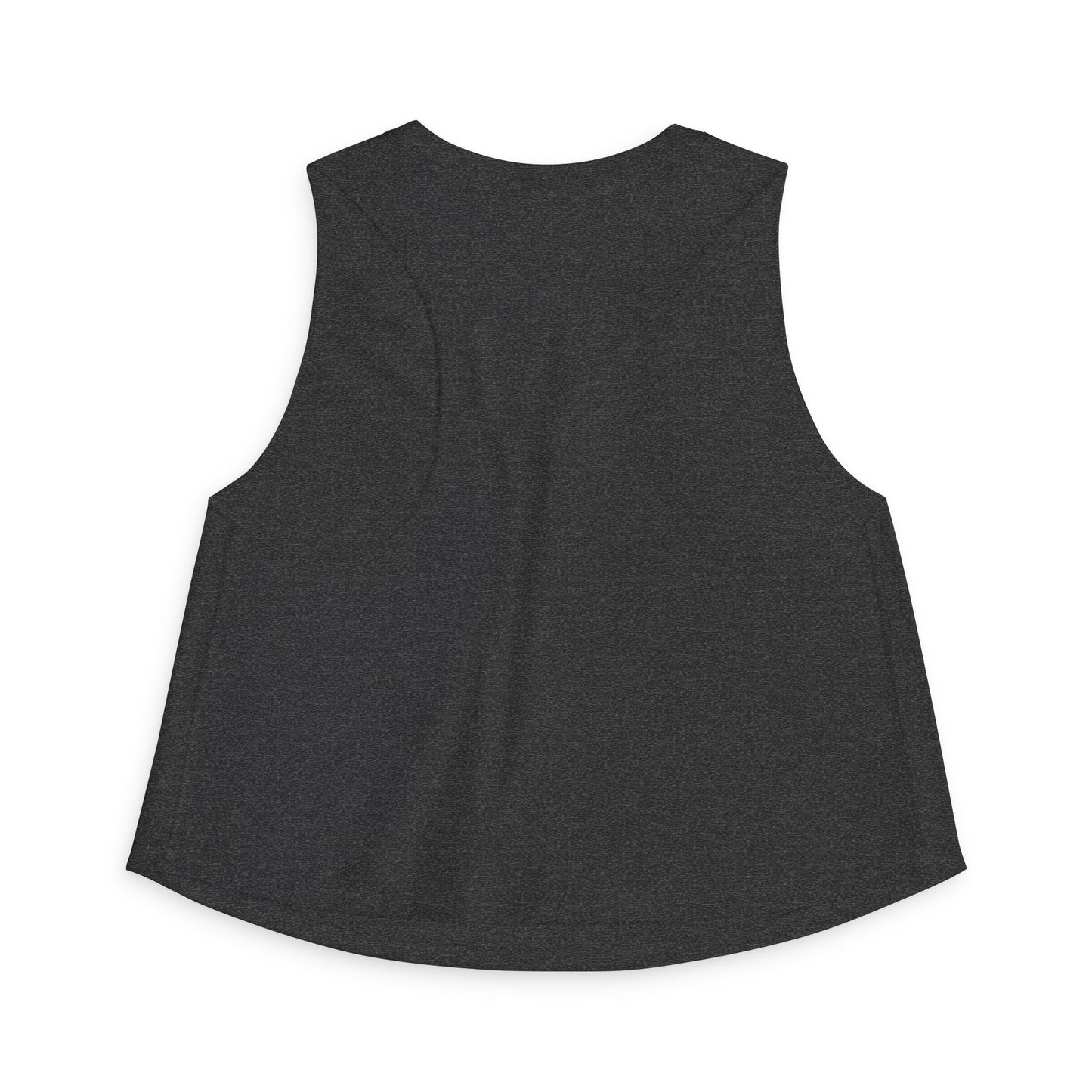 Classy Adore Cut Off Sleeve Crown Graphic Crop Top