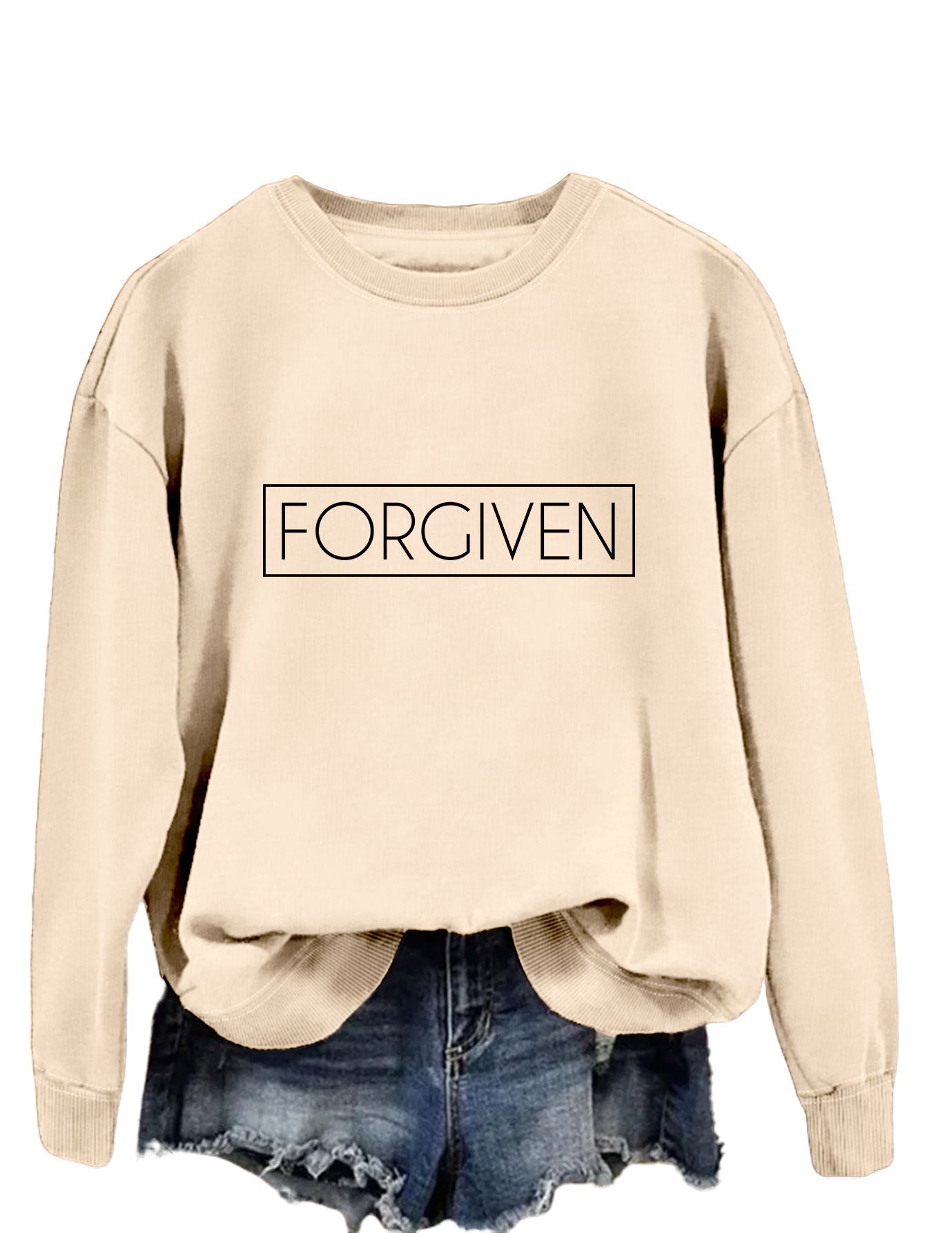 Classy Adore Oversized Forgiven Sweatshirt - Loose Fit