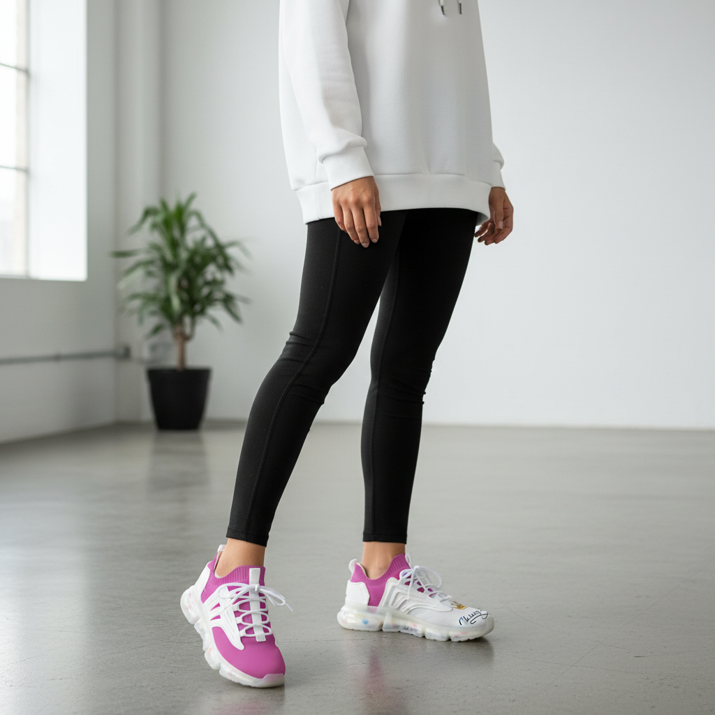 Classy Adore 1st Edition Signature I’m Different Sneakers- Her Pink