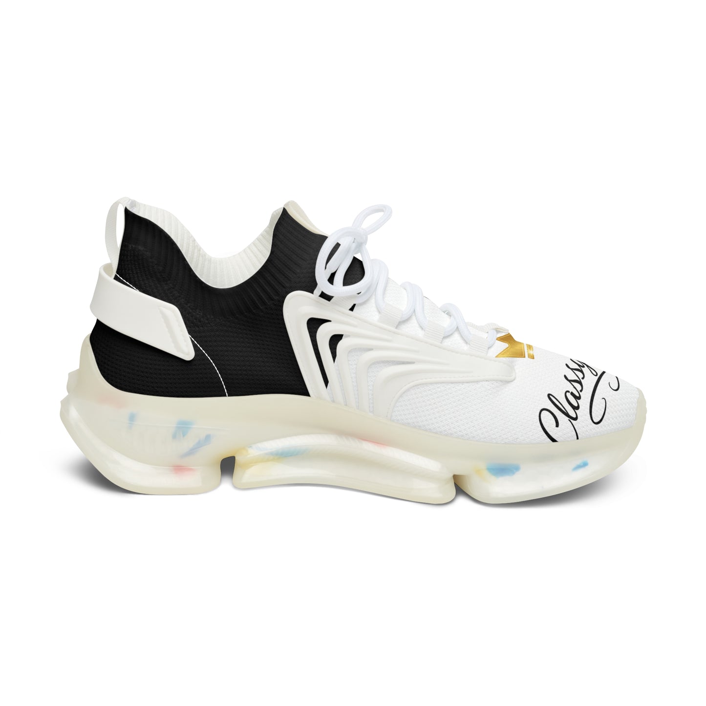 Classy Adore 1st Edition Signature I’m Different Sneakers- Sassy Black