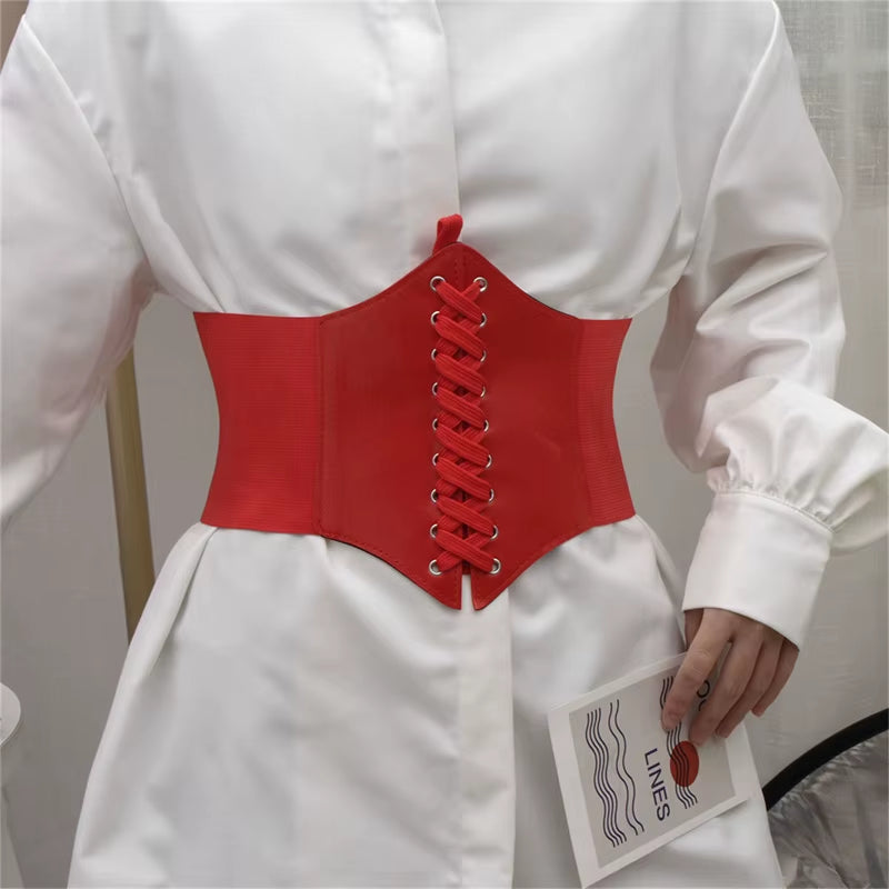 New Corset Wide Belts Slimming Body Belts for Women Elastic Waist Belts Elastic Fashional Feminin Ceinture Wide Belt for Girl