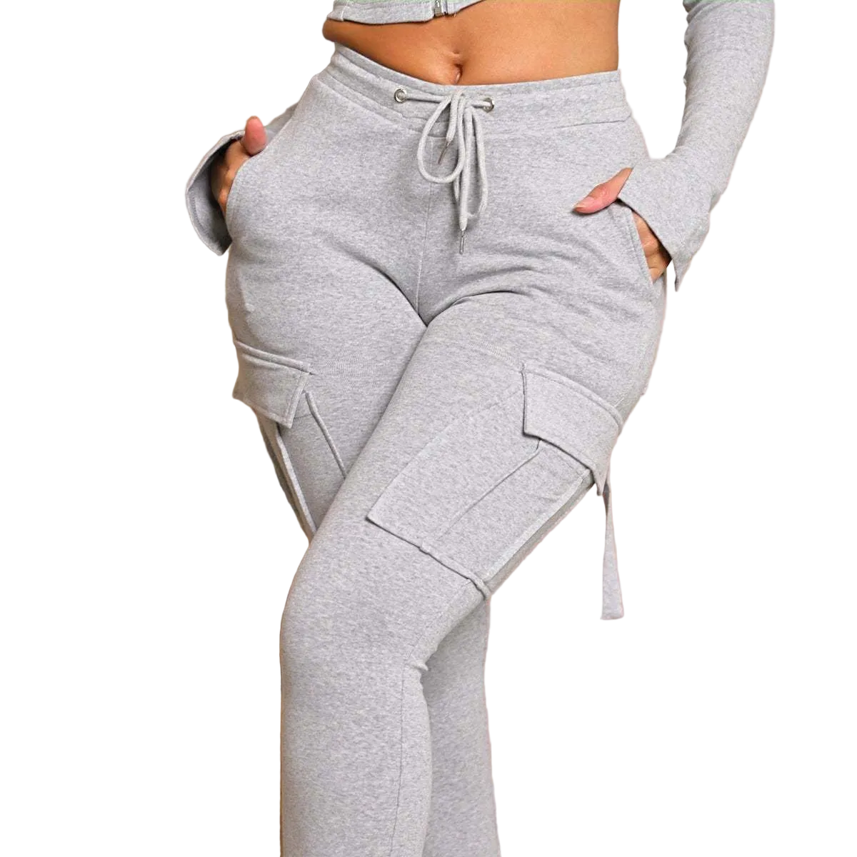 Classy Adore Street Boss Cargo Pants — High Waist Wide Leg