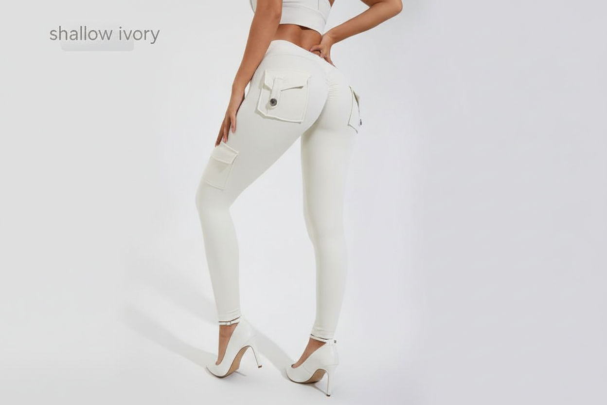 Classy Adore Peach Hip Leggings - High Waist