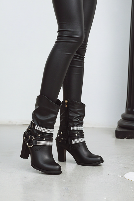 Classy Adore Diamond Cowgirl Boots
