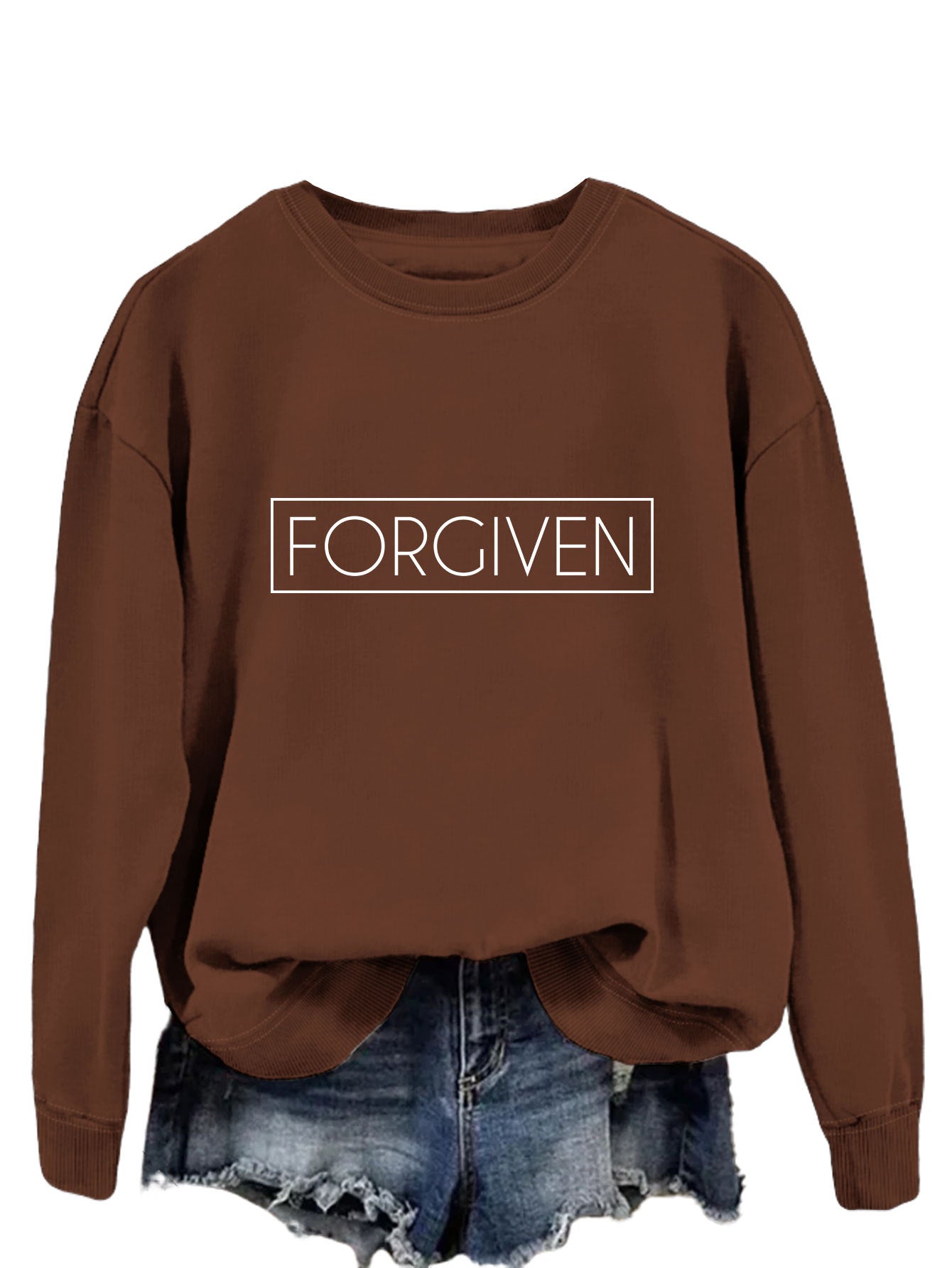 Classy Adore Oversized Forgiven Sweatshirt - Loose Fit