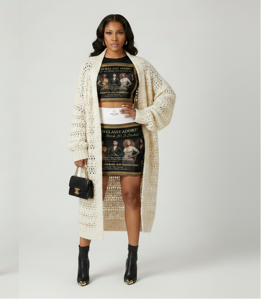Classy Adore Empowered Women 1st Edition Banner Pencil Skirt