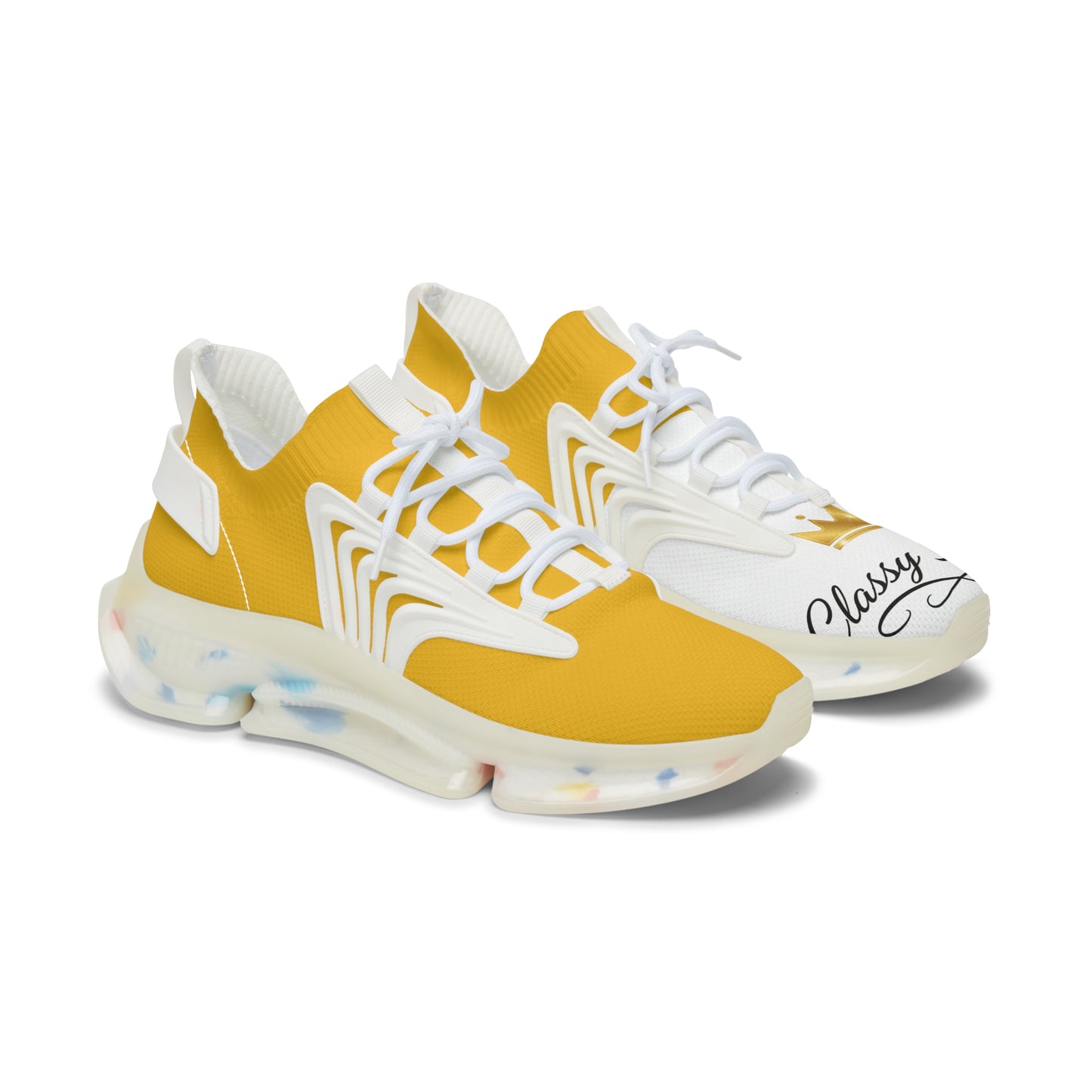 Classy Adore 1st Edition Signature I’m Different Sneakers- Vibrant Yellow