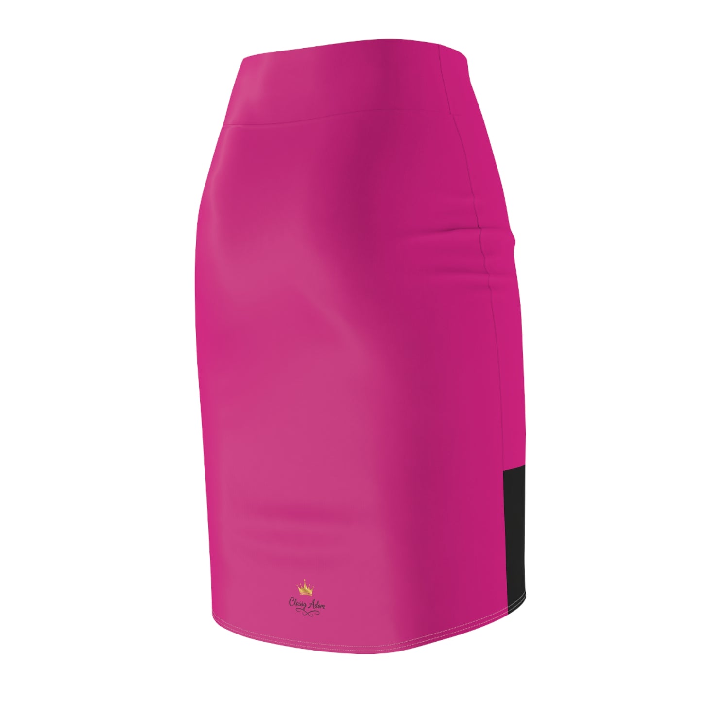 Classy Adore Heavy Weight Champ Hot Pink Pencil Skirt