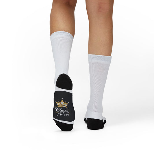 Classy Adore Walking Into Prosperity Crew Socks
