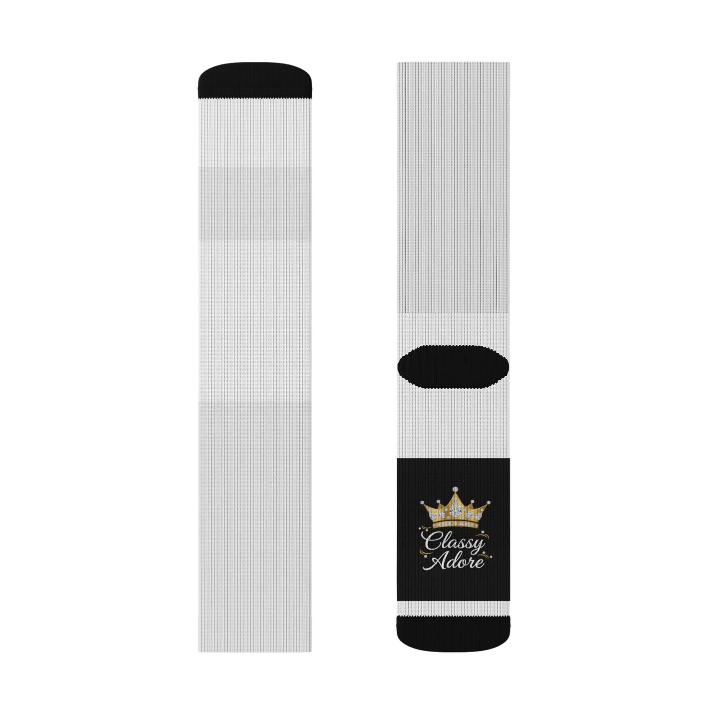 Classy Adore Walking Into Prosperity Crew Socks