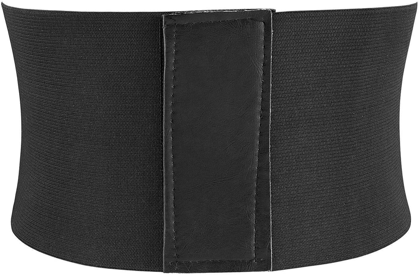 Corset Belt for Women Wide Elastic Tied Waspie Belts Lace-Up Leather Waist Belts for Women Dresses