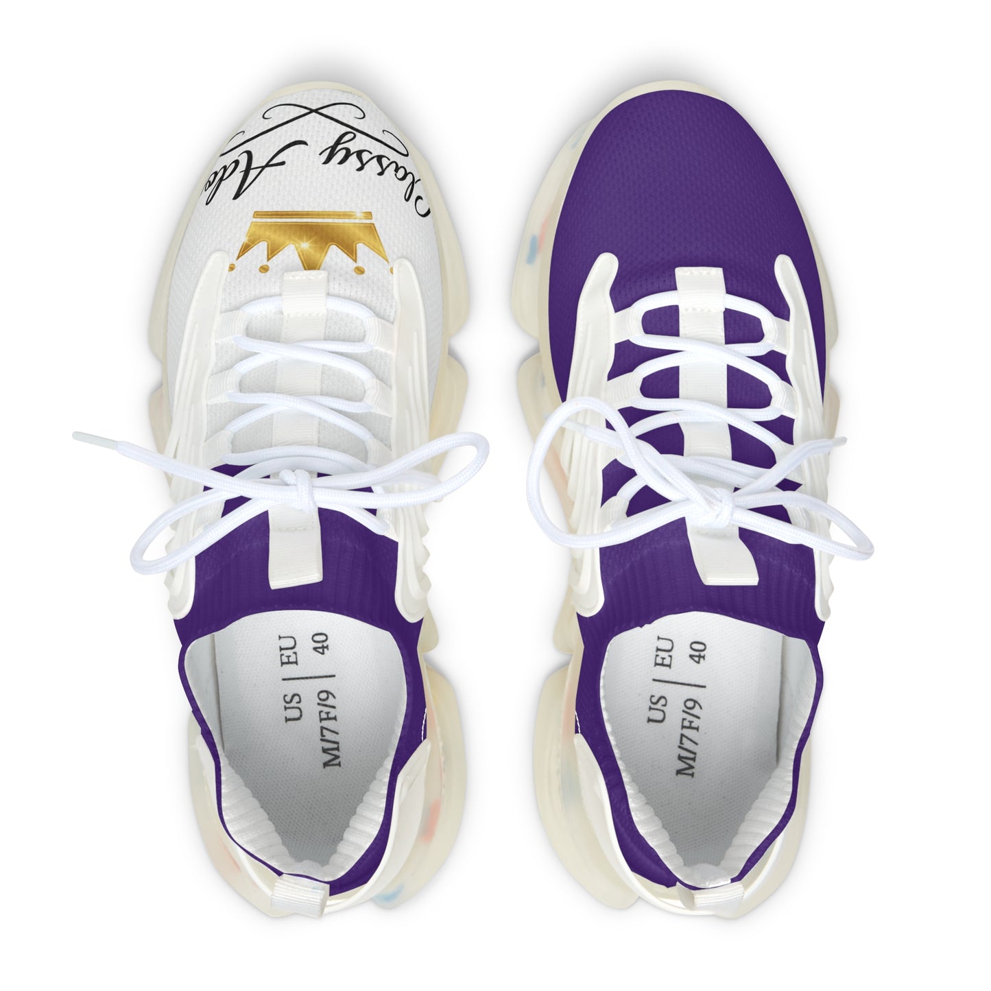 Classy Adore 1st Edition Signature I’m Different Sneakers- Royal Purple
