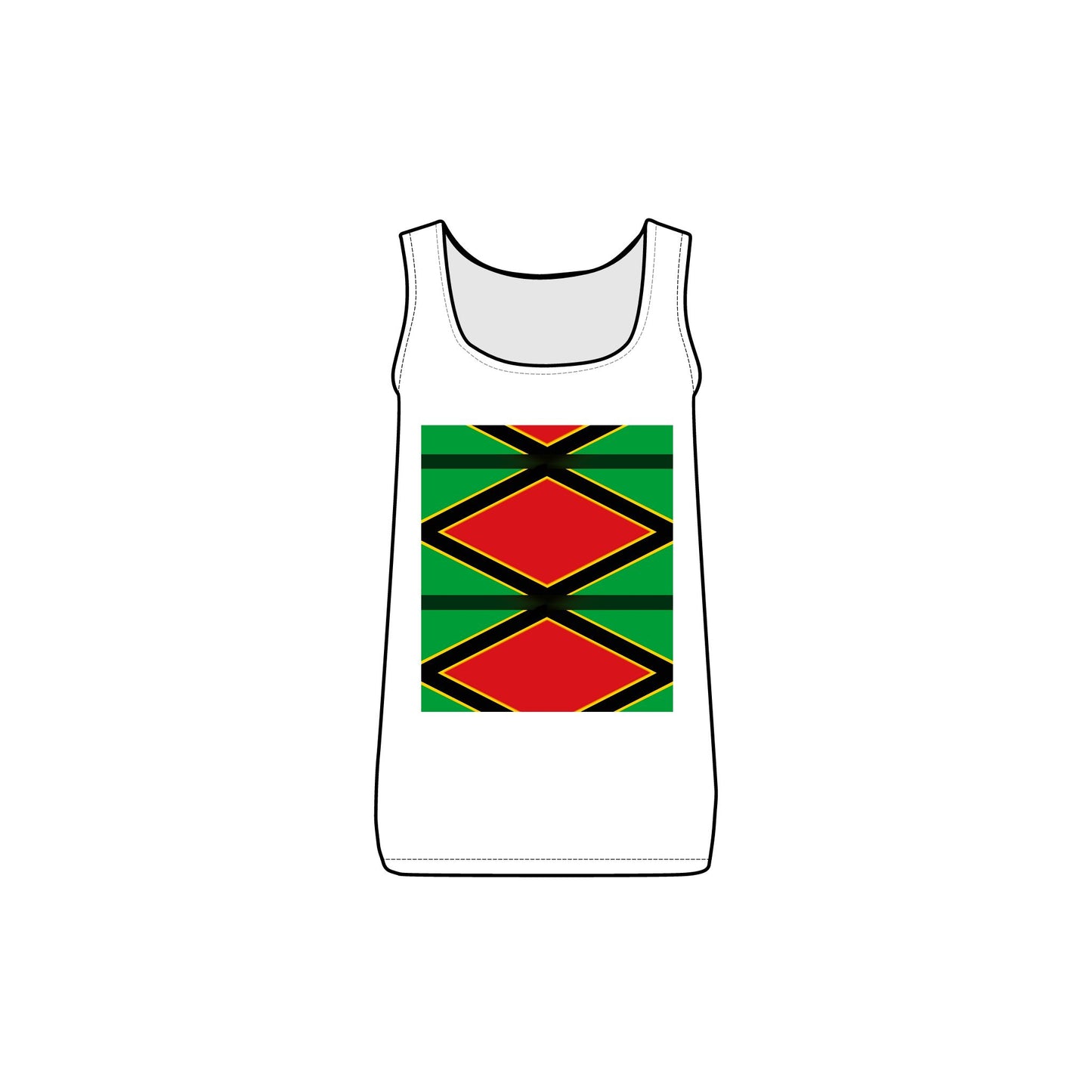 Classy Adore “Jamaican Vibe” Ribbed Tank Top