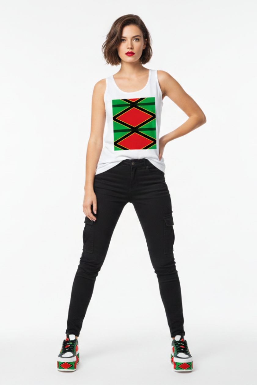 Classy Adore “Jamaican Vibe” Ribbed Tank Top