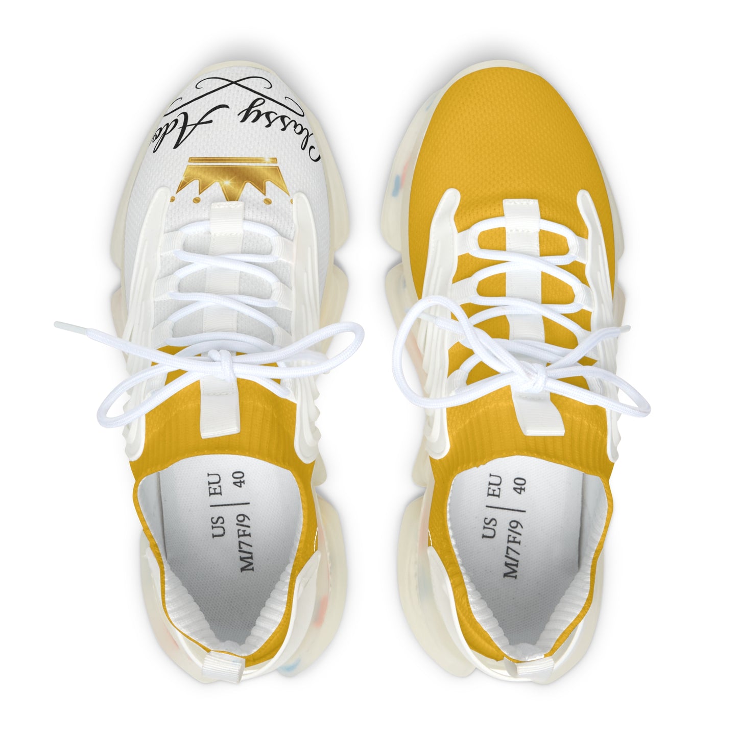 Classy Adore 1st Edition Signature I’m Different Sneakers- Vibrant Yellow