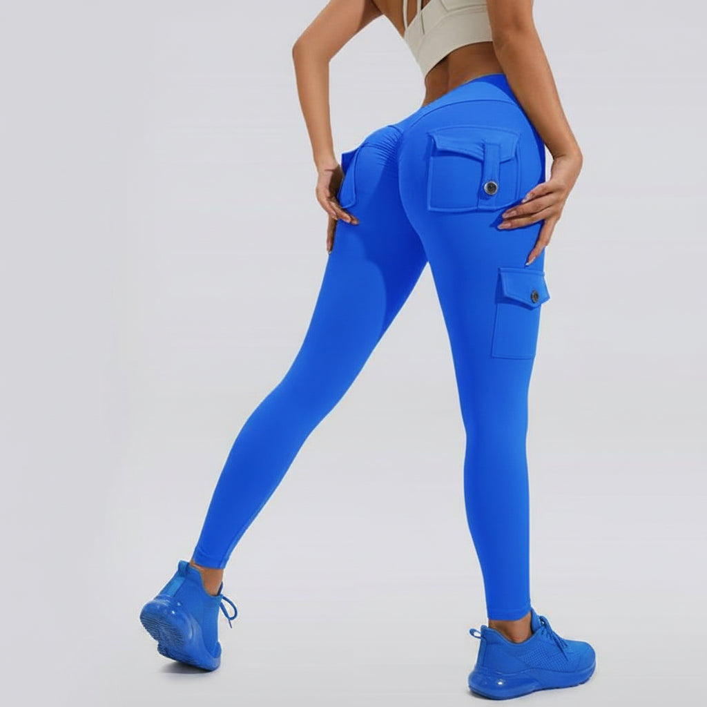 Classy Adore Peach Hip Leggings - High Waist