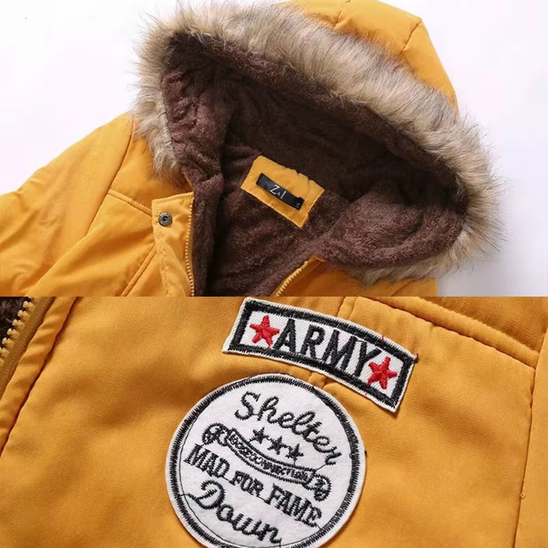 Pink Women Parkas Long Thick Warm Jacket Hooded Fur Lady Coats & Outerwear Winter Jacket Women Parkas for Coat Fashion Female