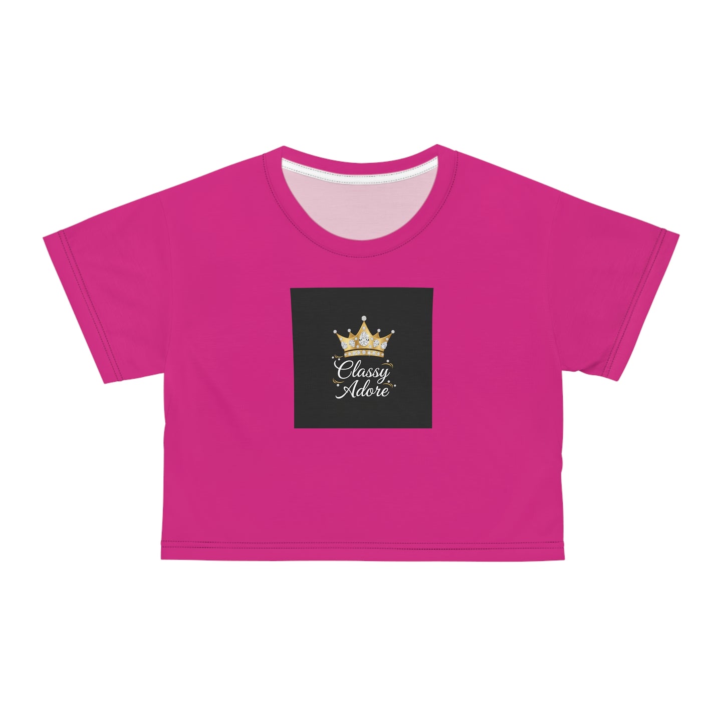 Classy Adore Heavy Weight Cham Crop Tee