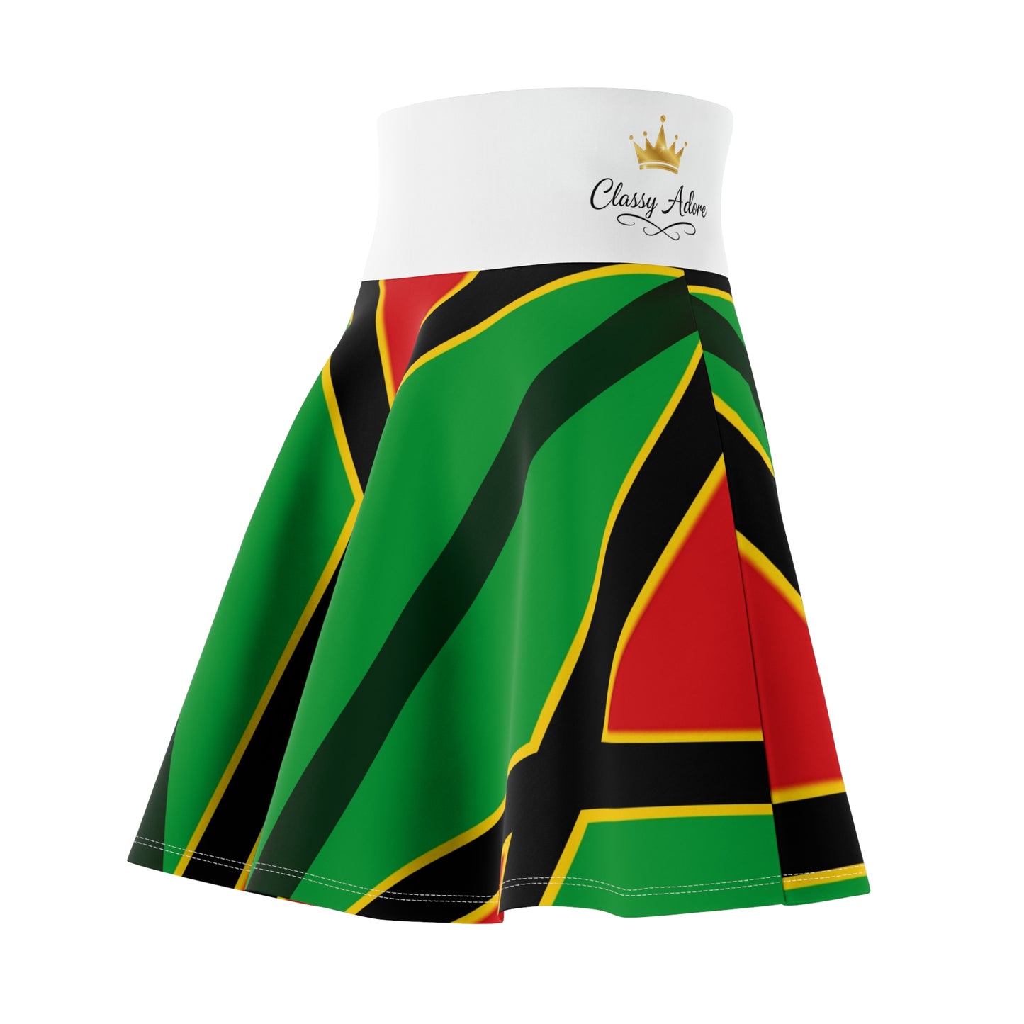 Classy Adore “Jamaican Vibe” Skater Skirt