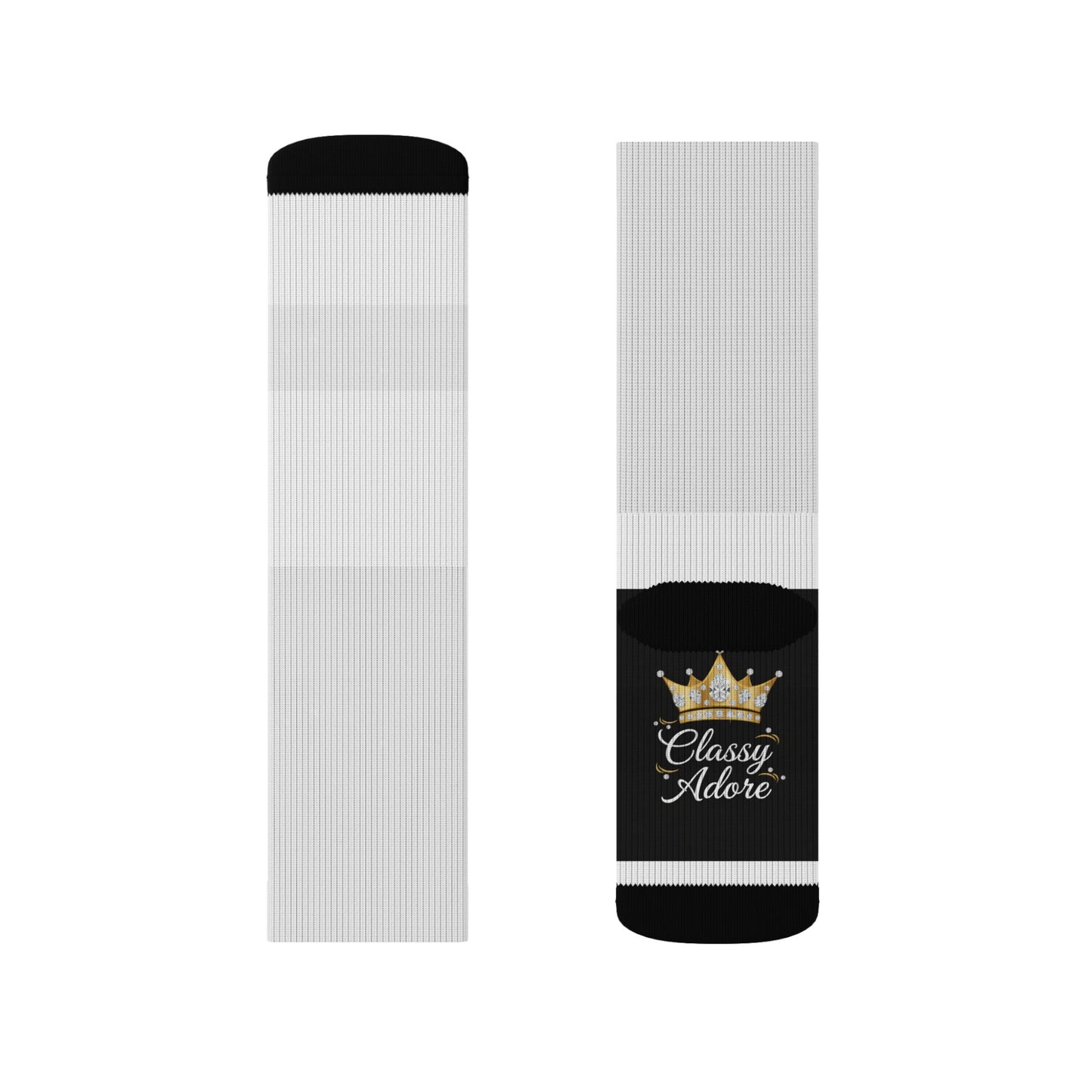 Classy Adore Walking Into Prosperity Crew Socks