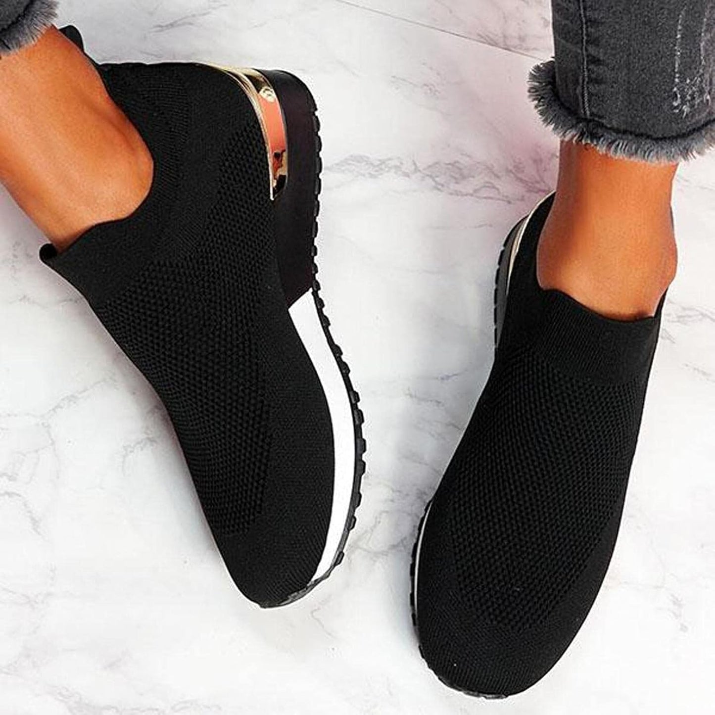 Casual Shoes for Women,Women'S Fashion Lace up Canvas Sneaker Casual Flat Loafers Non Slip Comfort Walking Shoes