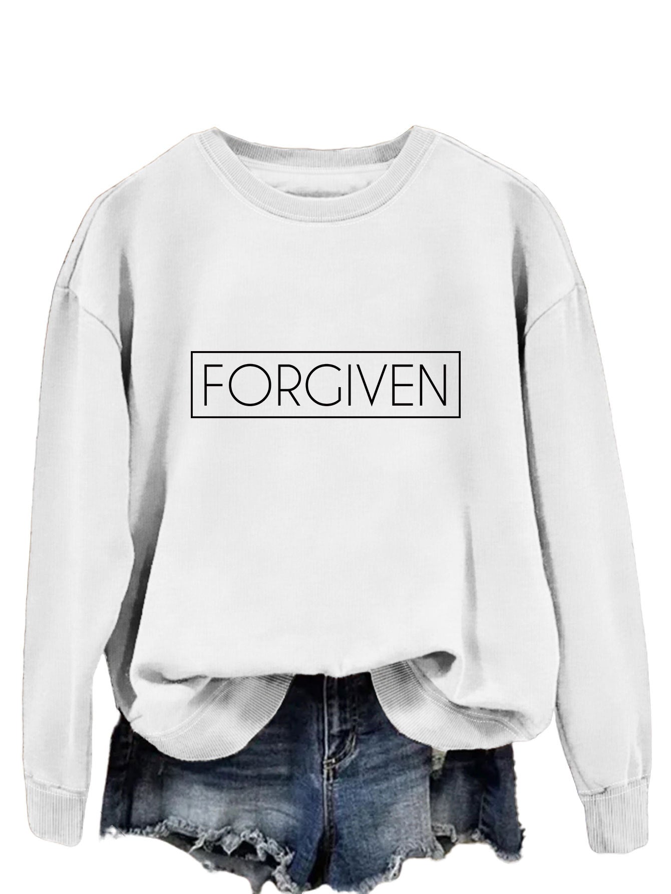 Classy Adore Oversized Forgiven Sweatshirt - Loose Fit