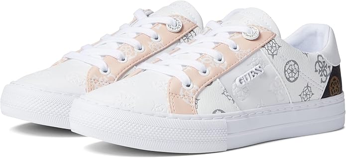 Guess Womens Loven - White/Pink 680
