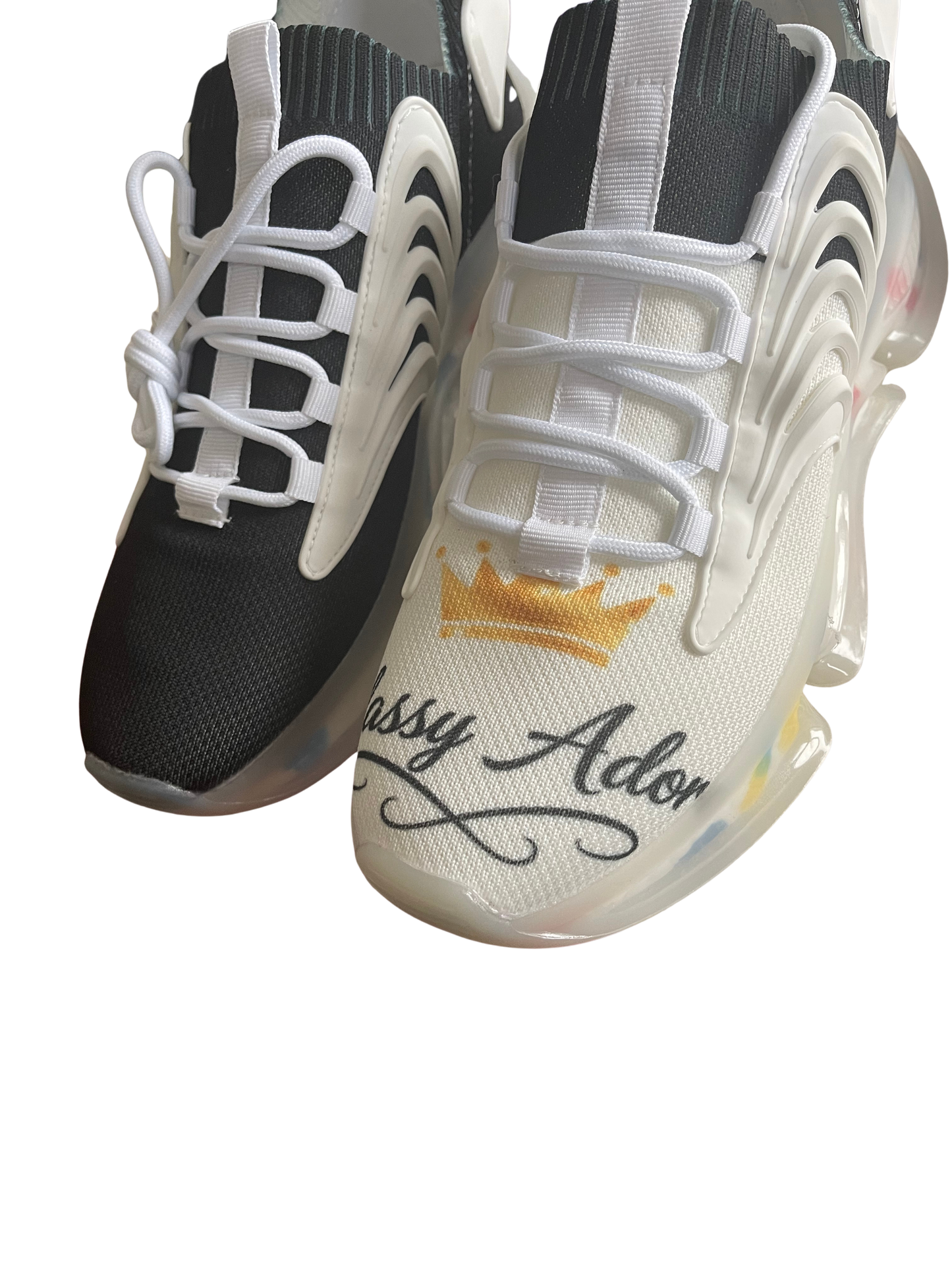 Classy Adore 1st Edition Signature I’m Different Sneakers- Sassy Black