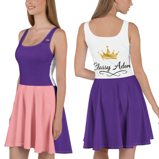 Classy Adore “She Reigns” Skater Dress