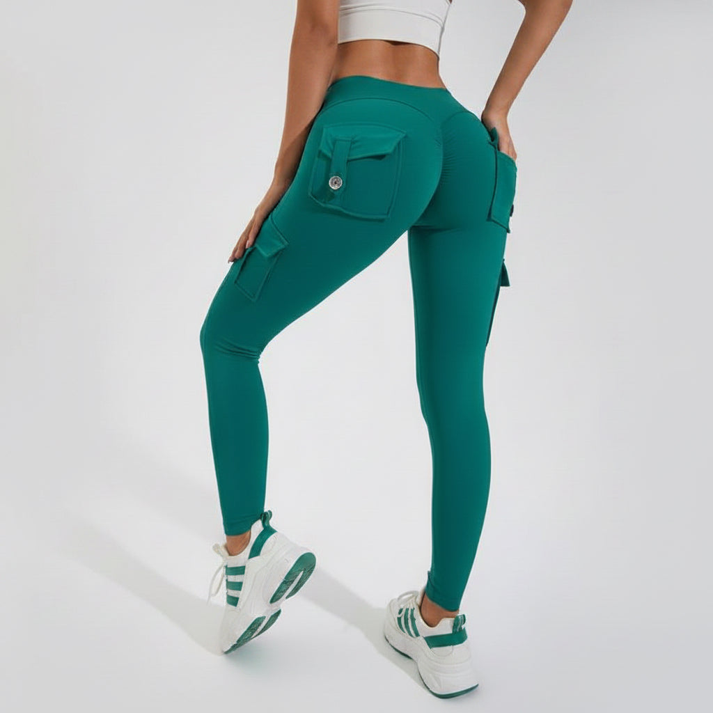 Classy Adore Peach Hip Leggings - High Waist
