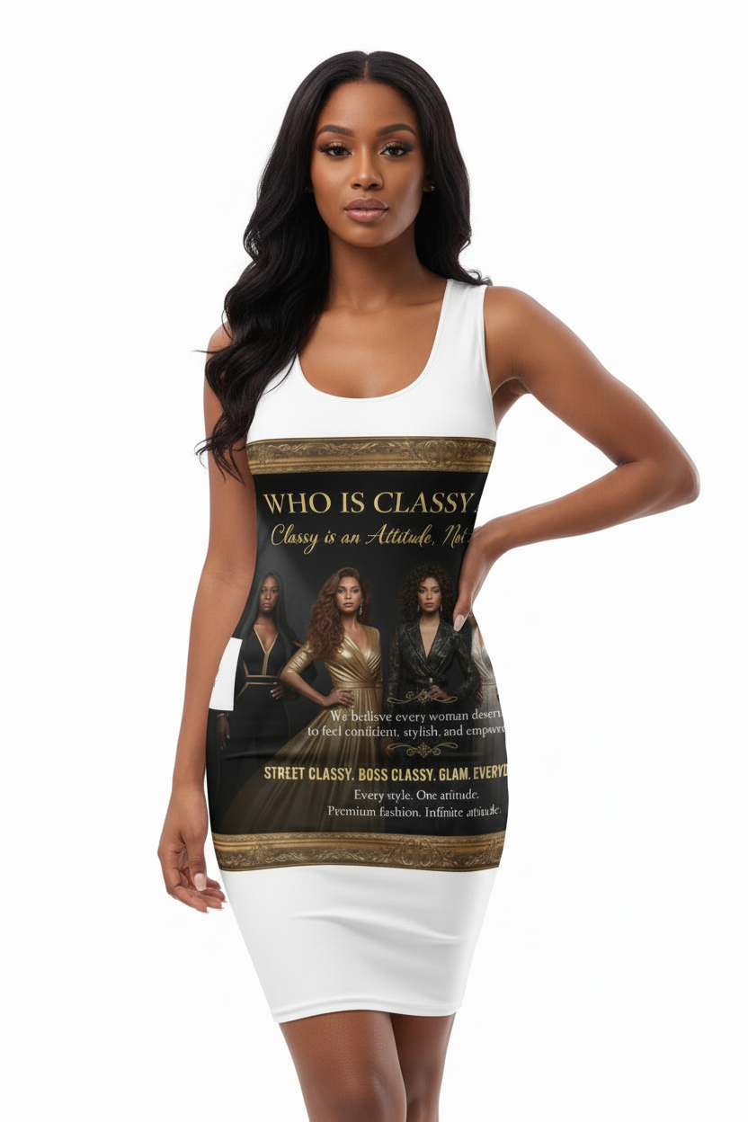 Classy Adore Iconic 1st Body Banner Dress