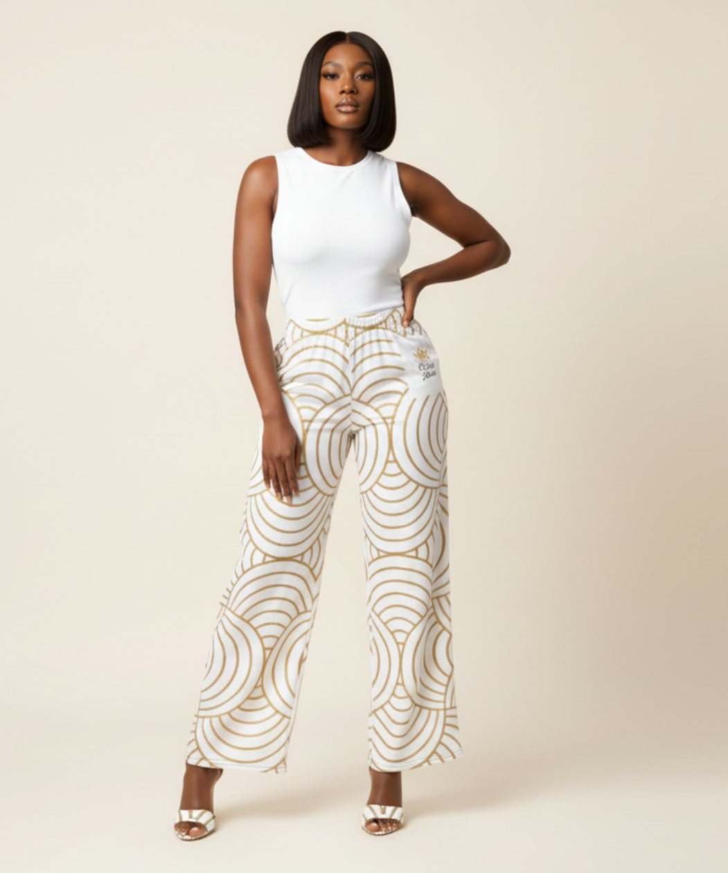 Classy Adore “Sun All Over Me” Wide-Leg Pants